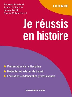 cover image of Je réussis en histoire